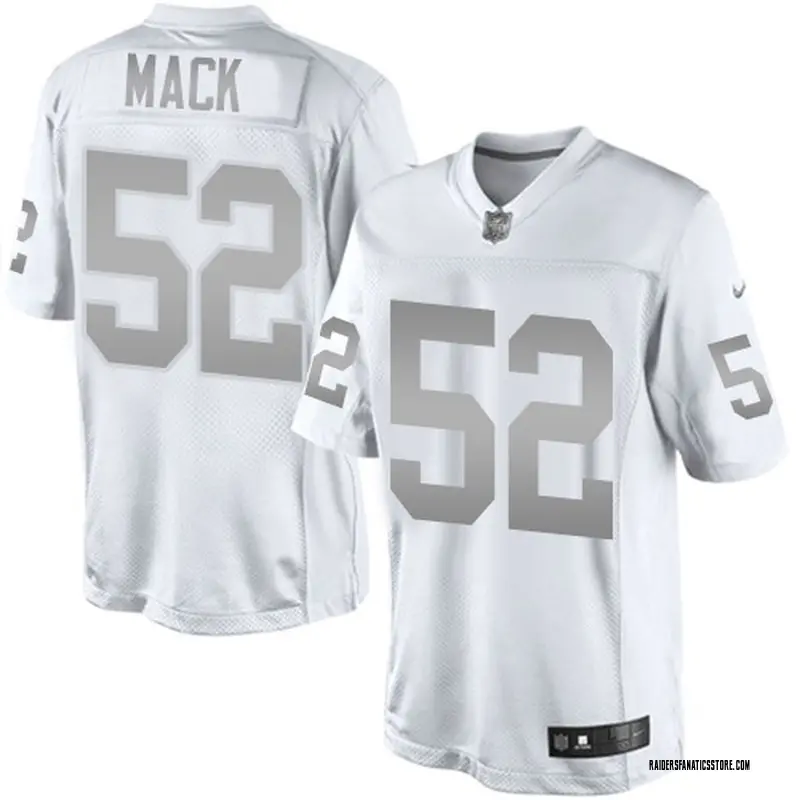 white khalil mack jersey