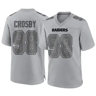 Product Detail  NIKE MAXX CROSBY YOUTH GAME JERSEY - Black - S