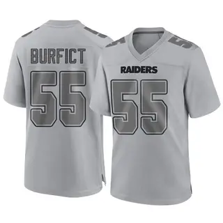 Vontaze Burfict Las Vegas Raiders Women's Name & Number Logo Slim Fit  T-Shirt - Ash