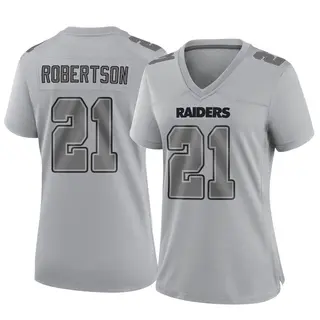 Amik Robertson Las Vegas Raiders Men's Legend White Color Rush T-Shirt