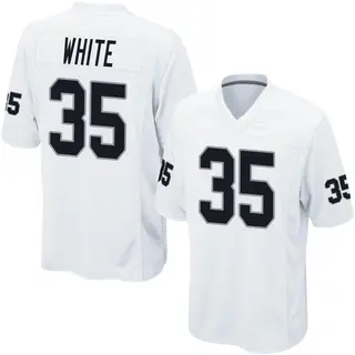 Nike Zay Jones Las Vegas Raiders Men's Limited White Vapor Untouchable  Jersey