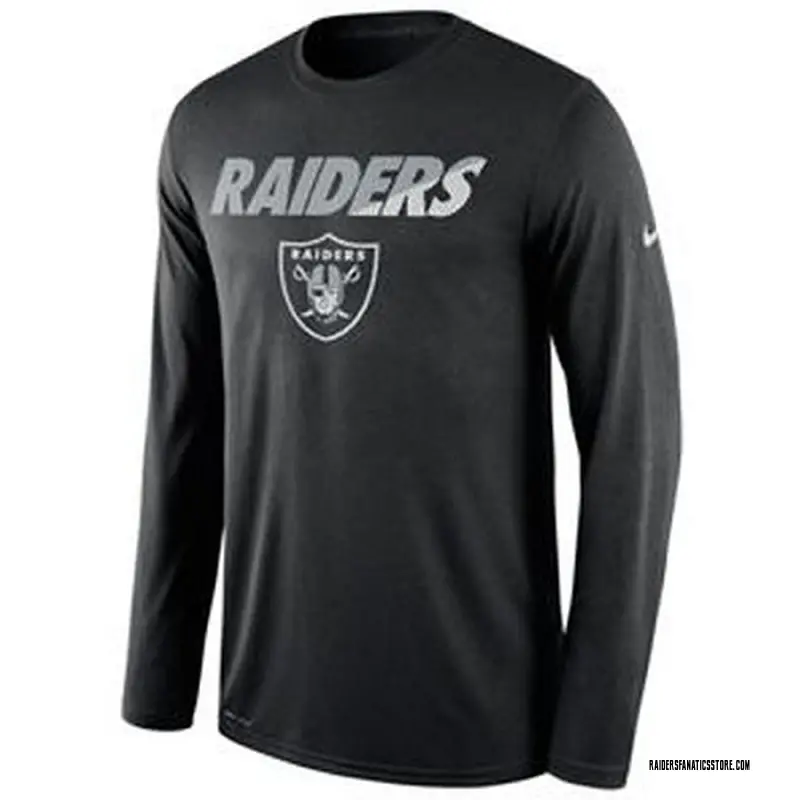 oakland raiders long sleeve jersey