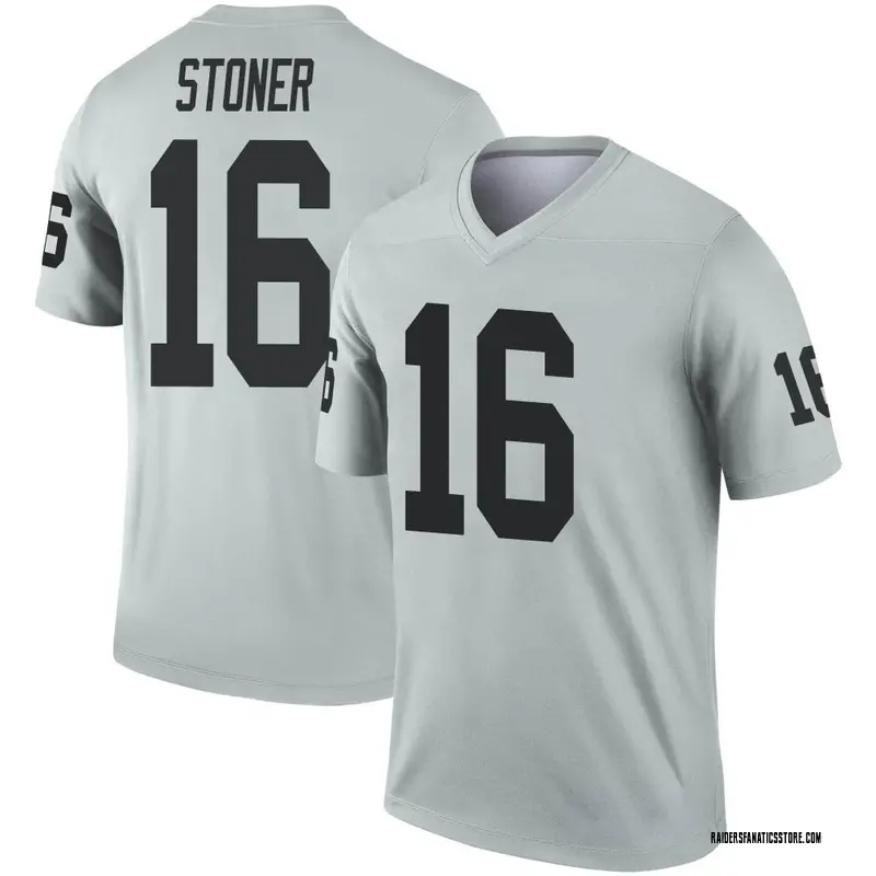 Legend Youth Dillon Stoner Las Vegas Raiders Nike Inverted Silver Jersey 