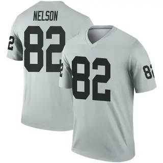 Nike Jordy Nelson #82 Las Vegas raiders Jersey Mens LARGE rare NWOT Oakland  NFL