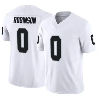 Janarius Robinson Men's Nike White Las Vegas Raiders Custom Game Jersey Size: 3XL