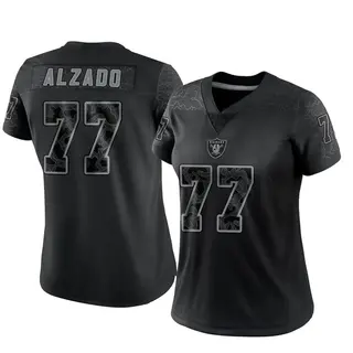 Men's Nike Oakland Raiders 77 Lyle Alzado Limited Black Team Color NFL  Jersey