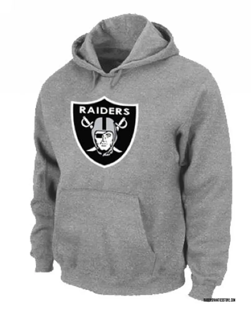 raiders grey hoodie
